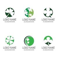 Clover Logo Template vector symbol nature