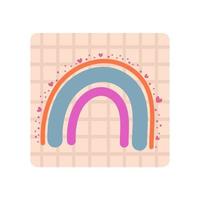 rainbow icon design vector.eps vector