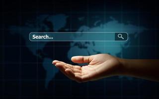 Search engine optimization and web analytics. photo