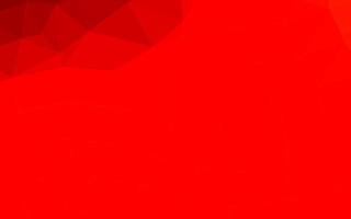 Light Red vector shining triangular pattern.