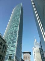 Skyscrapers in Frankfurt, Germany, Europe photo