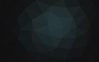 Dark Black vector polygon abstract backdrop.