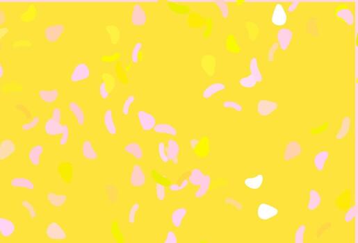 Light Red, Yellow vector texture with random forms.