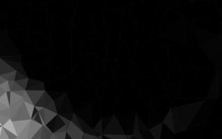 Dark Silver, Gray vector polygon abstract layout.