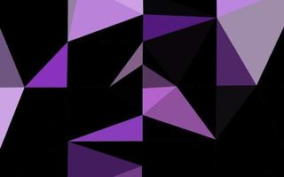 Light Purple vector polygonal template.