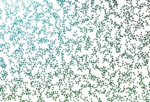 Light Blue, Green vector backdrop with dots.