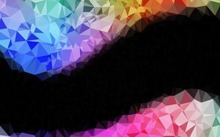 Light Multicolor, Rainbow vector abstract mosaic background.