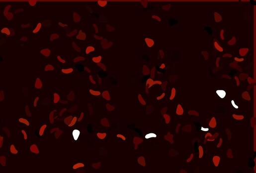 Light Red vector pattern with chaotic shapes.