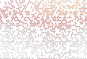 Light Red vector pattern with spheres.