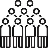 Line icon for concourse vector