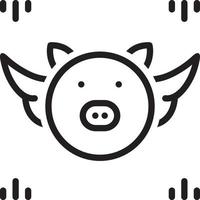 Line icon for conjectural vector