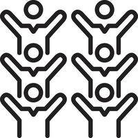 Line icon for commotion vector