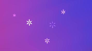 Abstract pink background with moving figures. video