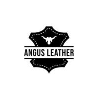 leather craft logo icon design vector