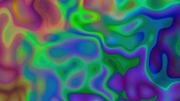 Abstract multicolored liquid background with bubbles. video