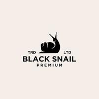 black snail vintage premium logo vector