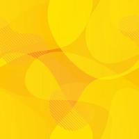 Illustration in yellow and orange colors with abstract waves. vector