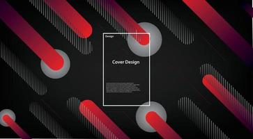 red and black background vector illustration