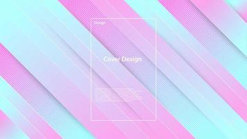 abstract pink and blue background with lines vector illustration