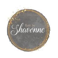 Elegant hand painted logo design with glittery gold elements vector