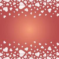 Pattern, background of hearts icon, Heart paper cut in valentine day. vector