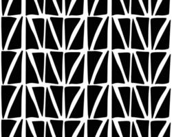 Abstract minimalist seamless pattern- black triangle shape mosaic vector