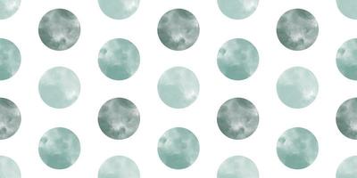 Seamless pattern background with abstract watercolor blue polka dots vector