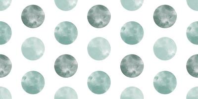 Seamless pattern background with abstract watercolor blue polka dots vector