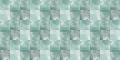 Seamless pattern with watercolor marble textured square pool tile vector