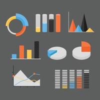 Infographic Data Element Collection vector