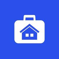 real estate portfolio vector icon