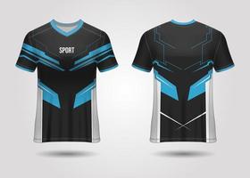 diseño de camiseta deportiva. maillot de carreras. vista frontal y trasera uniforme. vector