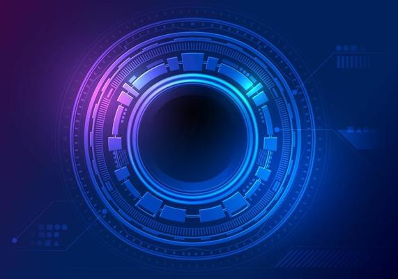 Sci fi Technology Digital Network background.futuristic concept
