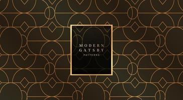 modern gatsby patterns vector