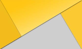 Different shapes of yellow Triangles with shadows vector