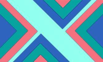 Different shapes and colors of triangles with soft blue background vector