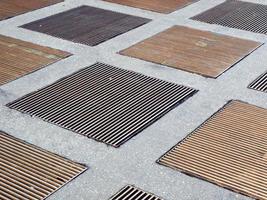 Rusted ventilation grids photo