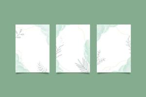 Hand drawn abstract cover collection vector