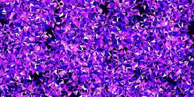 Light Purple, Pink vector background with christmas snowflakes.