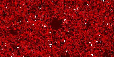 Light Red vector texture with bright snowflakes.