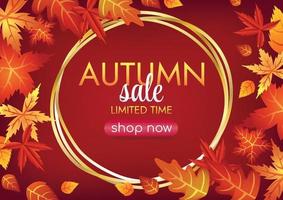 warm mood autumn season art vector