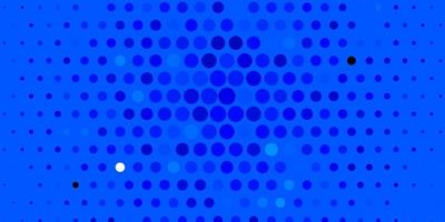 Dark BLUE vector background with spots.