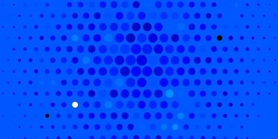 Dark BLUE vector background with spots.