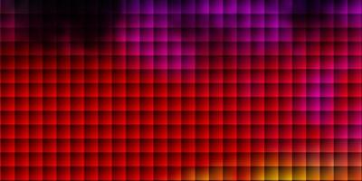 Light Red, Yellow vector backdrop with rectangles.