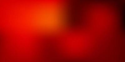 Dark Orange vector abstract blur template.