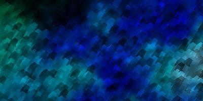 Dark Blue, Green vector texture with colorful hexagons.