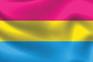 Pansexual Flag for lgbtq free vector illustration