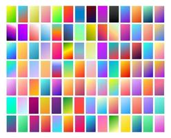 98 Gradient backgrounds for screen set vector