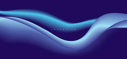 Dynamic colorful liquid wave vector background.