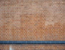 Red brick texture background photo